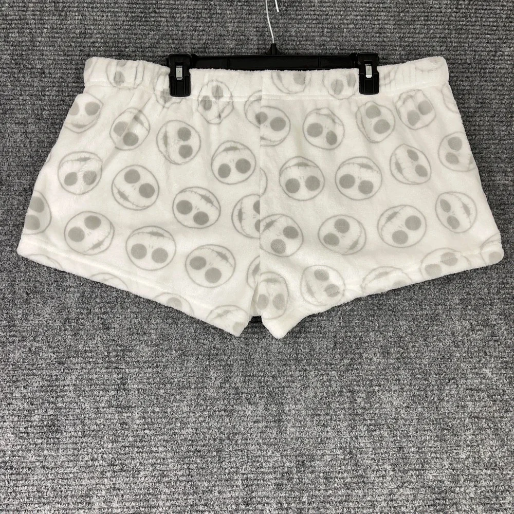 Disney Nightmare Before Christmas Plush Lounge Shorts Women XL Jack Skellington - Picture 3 of 10